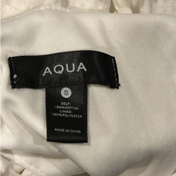 AQUA Women’s White Adjustable Strap Dress - Picture 7 of 7